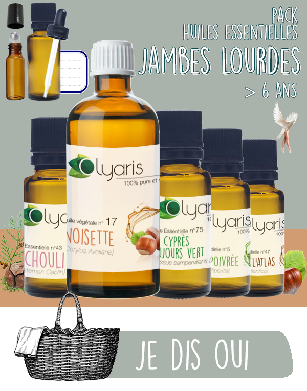 Les Huiles Essentielles contre les Jambes Lourdes - Olyaris